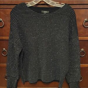 ALFANI BLACK RAGLAN SLEEVE SWEATER